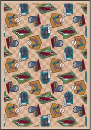 Joy Carpets Kaleidoscope Fabulous Fifties Beige